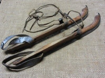 Vintage 1800s Ice Skates J Hoorman Den Ham Old Antique Skate 7083 