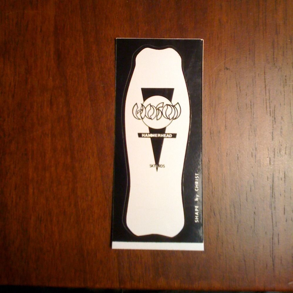 Vintage Skateboard Sticker Hosoi Sims Alva Powell H Street Santa Cruz 