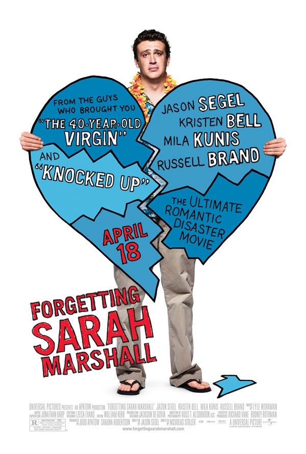 Forgetting Sarah Marshall Jason Segel Kristen Bell Movie Poster Print 