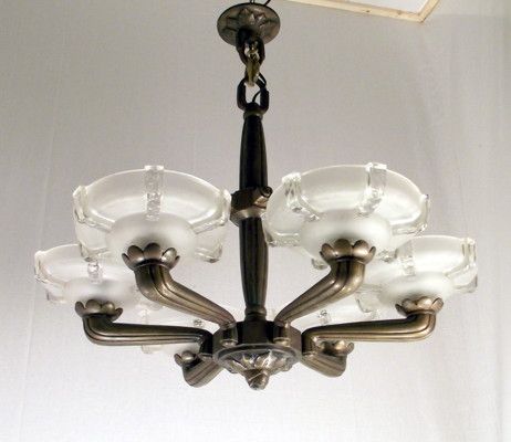 petitot ezan french art deco chandelier lustre