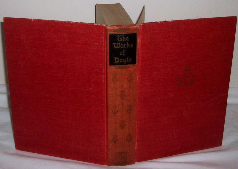    Binding Gilt Art Deco Spine Arthur Conan Doyle Sherlock Holmes book