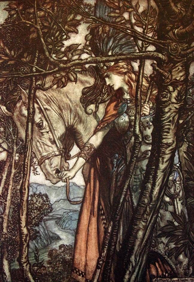 Rackham is famous for his gnarled trees, Fairies, Dragons, Giants 