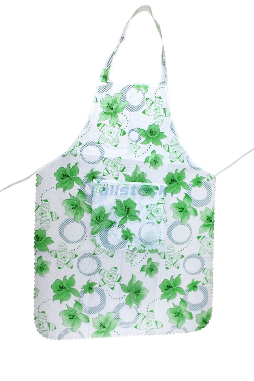 New 1pcs Beautiful Waterproof Aprons Household Kitchen