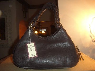 ARTURO LEATHER SATCHEL HANDBAG BROWN NEW L30397