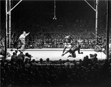 Rocky Marciano Archie Moore 1955 Photo Undefeated Heavyweight Boxing 