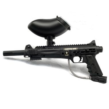 Tippmann US Army Carver One Black Power Pack Paintball Marker Gun