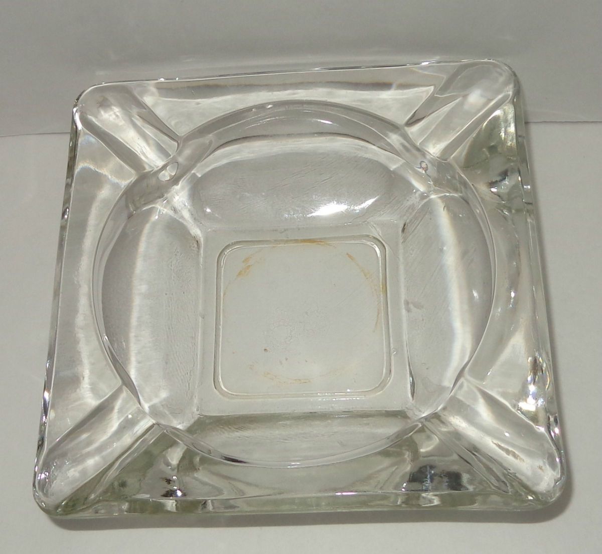 Vintage Square Classic 40s 50s Art Deco Ash Tray P29A