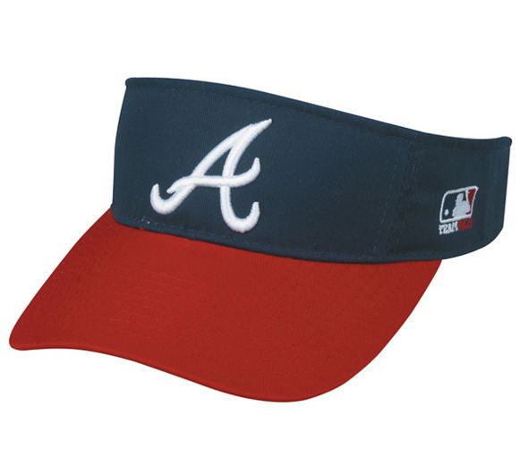 Atlanta Braves Visor MLB Officially Licensed Adjustable Replica 