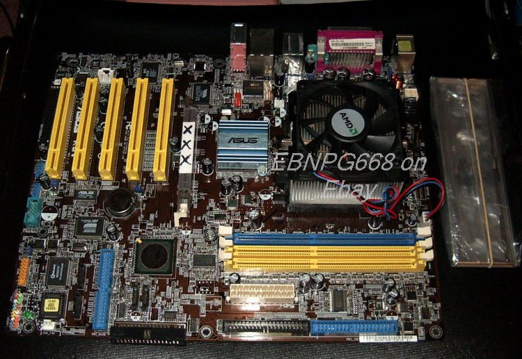 Asus K8V Deluxe 754 Motherboard S3000 CPU IO 1003