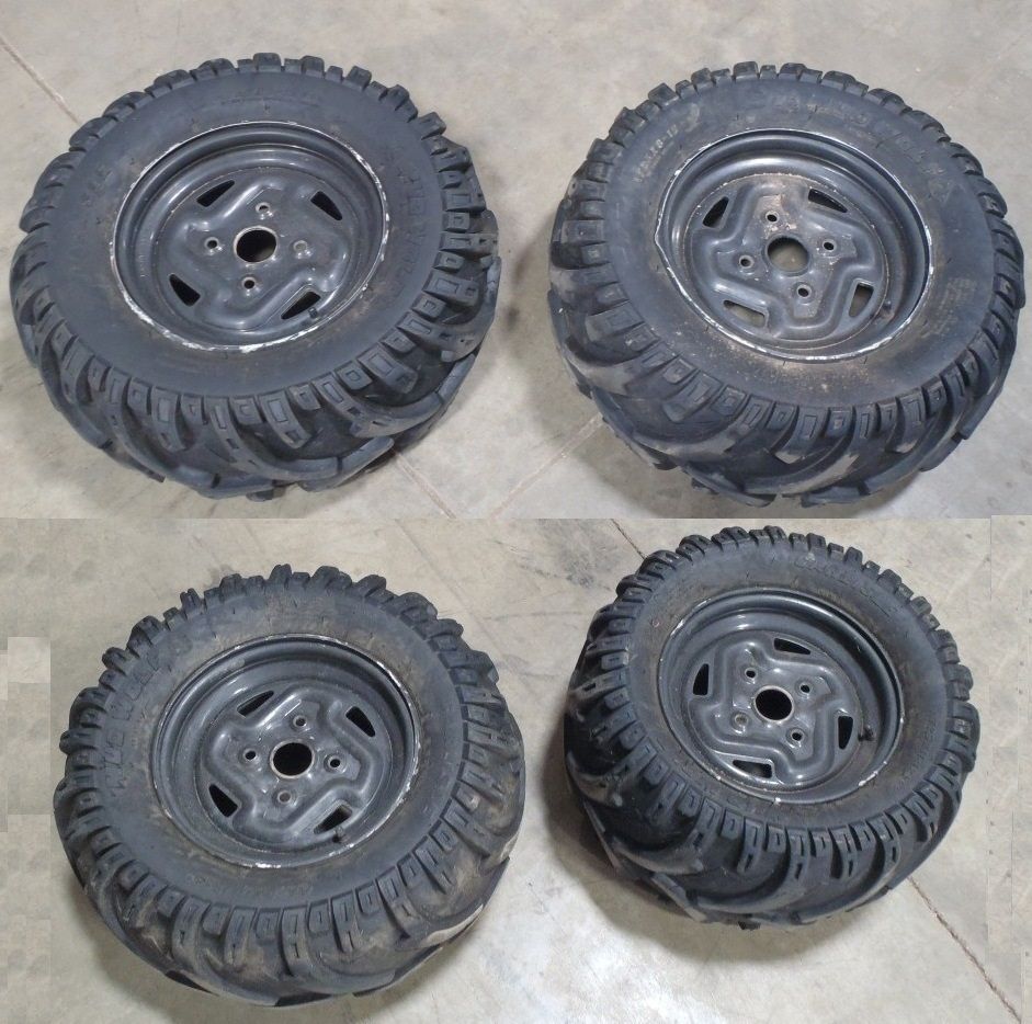 Kawasaki Brute Force 750 650 ATV Wheels Tires Grizzly Rancher Vinson 