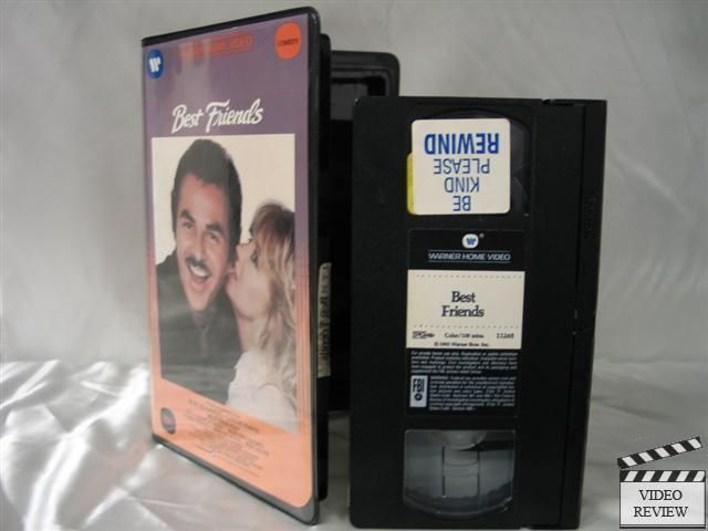 Best Friends VHS Burt Reynolds Goldie Hawn