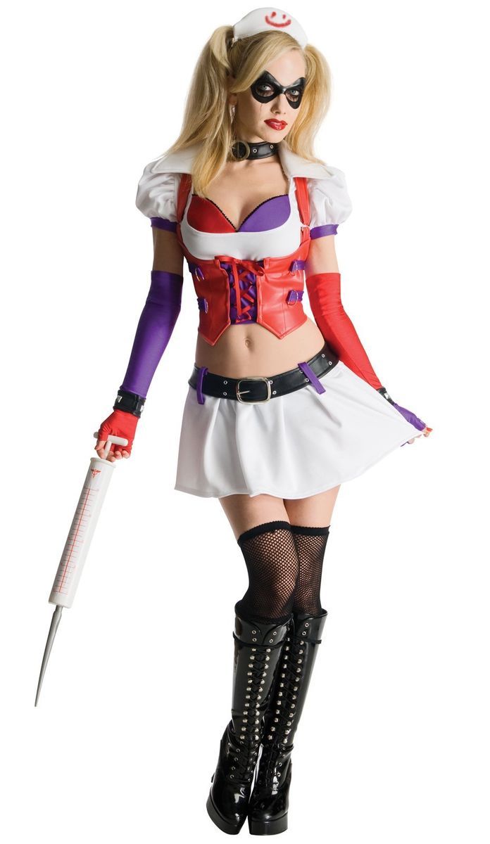 Batman Arkham City Asylum Harley Quinn Adult Costume