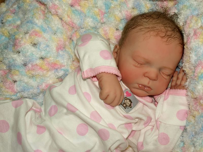 Reborn Olga Auers Victoria Precious Sleeping Baby Girl