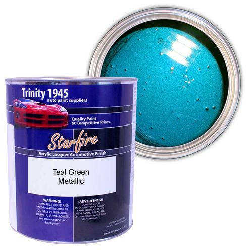 Gallon Teal Green Metallic Acrylic Lacquer Auto Paint