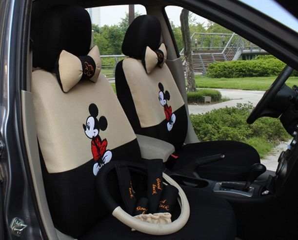 2012 New Cute Mickey Mouse Seat Covers Car Seat Covers