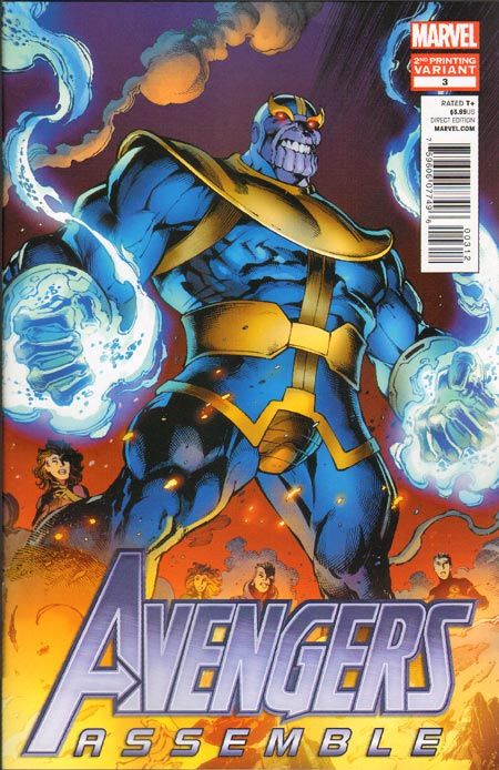 Avengers Assemble 3 Second 2nd Printing Thanos Variant