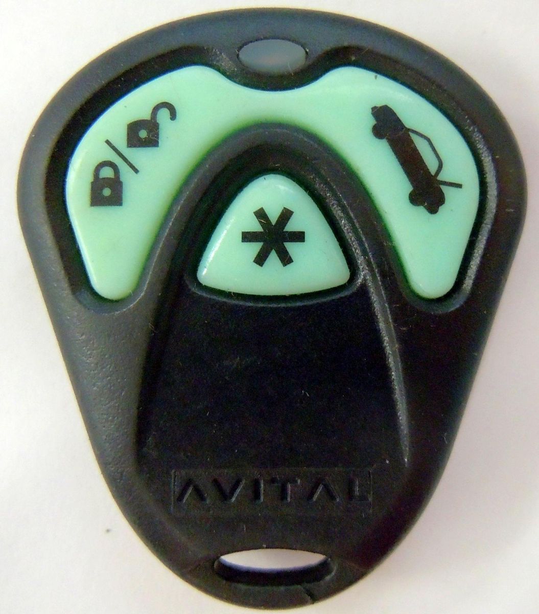 AVITAL KEYLESS REMOTE control transmitter car ALARM SECURITY 4300 4400 