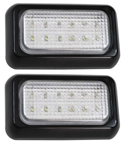 VOLT WHITE LED REVERSE WORK LIGHTS 5YR WARRANTY WATERPROOF BL 