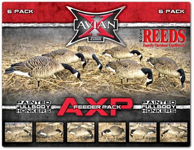 ZINK Avian x AXP Full Body GOOSE Honker Decoy Feeders Painted 9003 