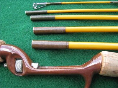 VINTAGE MINT WRIGHT & McGILL RARE 6 PC TRAILMASTER 6 1/2 CASTING ROD 