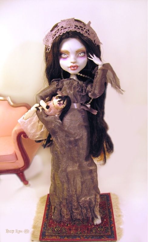 OOAK Monster High Undead REPAINT by Nickii Rose 