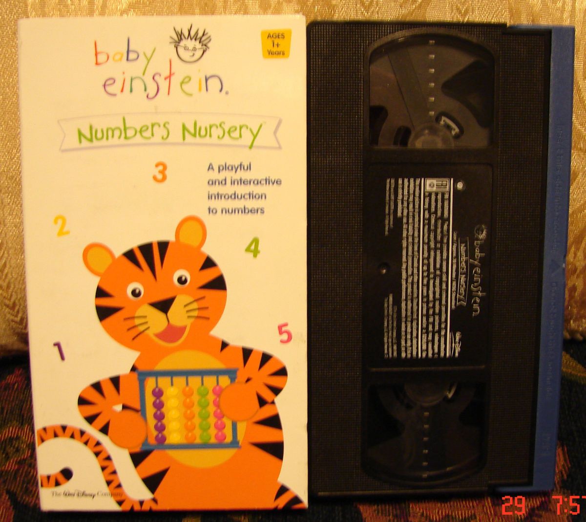 Baby Einstein Vhs Numbers Nursery Educational Playful Intro To Numbers On Popscreen