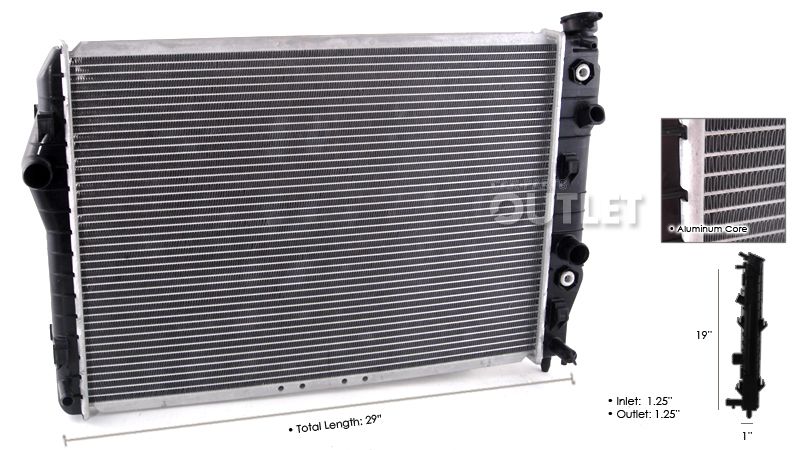   96 97 98 99 00 01 02 Chevy Camaro V8 5.7L RADIATOR ASSEMBLY Z28 SS NEW