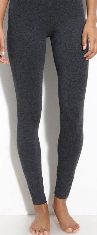 Hue Womens Hue Cotton Legging U2243 Graphite Heather