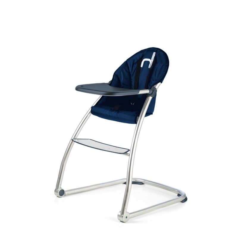 Babyhome Eat High Chair Navy Blue 092104 289 Brand New