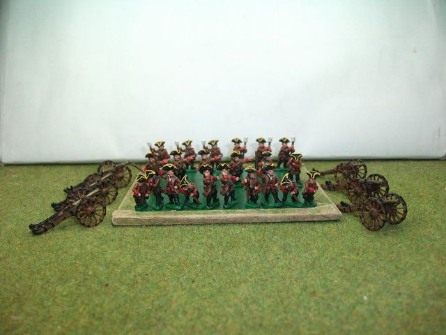 15mm DJD Painted SYW Austrian Artillery 30 Figures