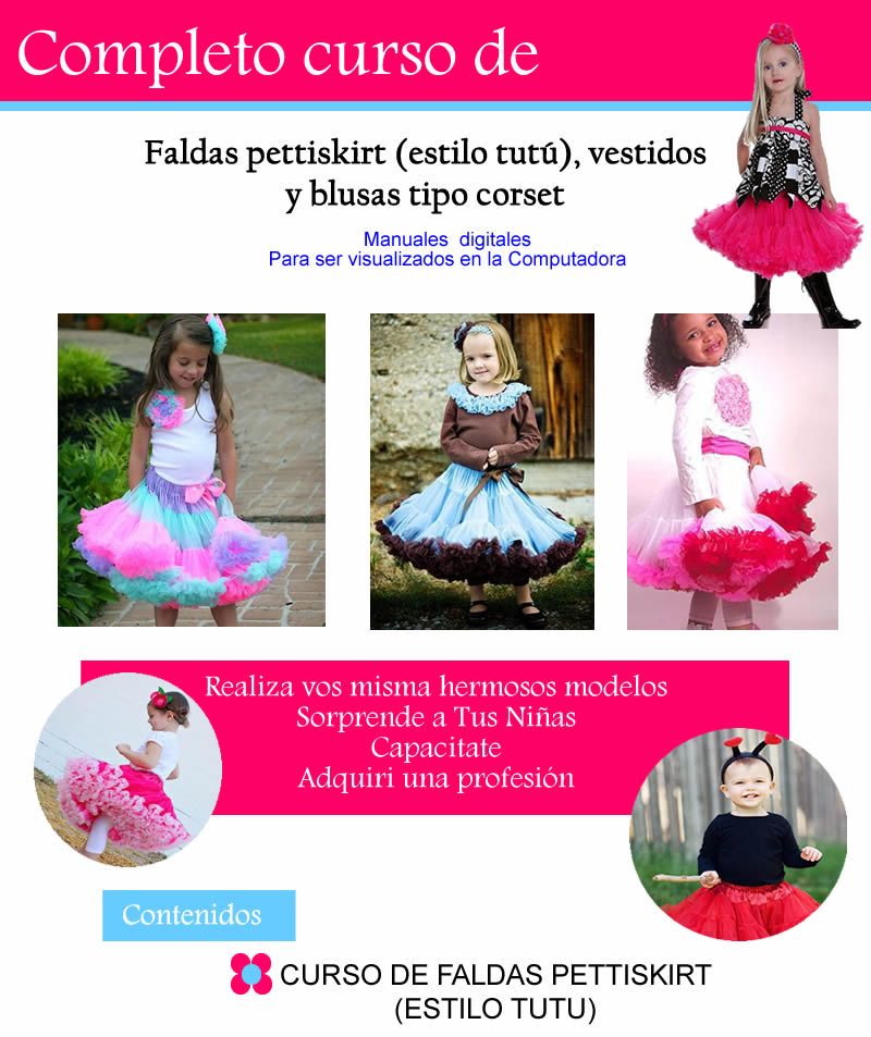 Curso Faldas Estilo Tutus Vestidos Y Blusas Tipo Cors