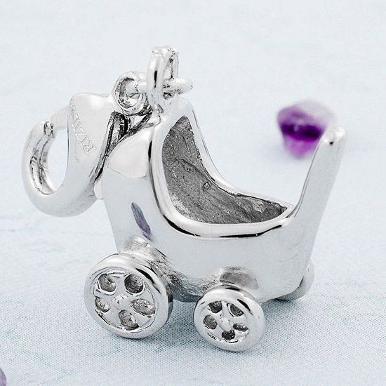 Baby Infant Toddler Car Stroller Seat Charms for Bead Bracelet 