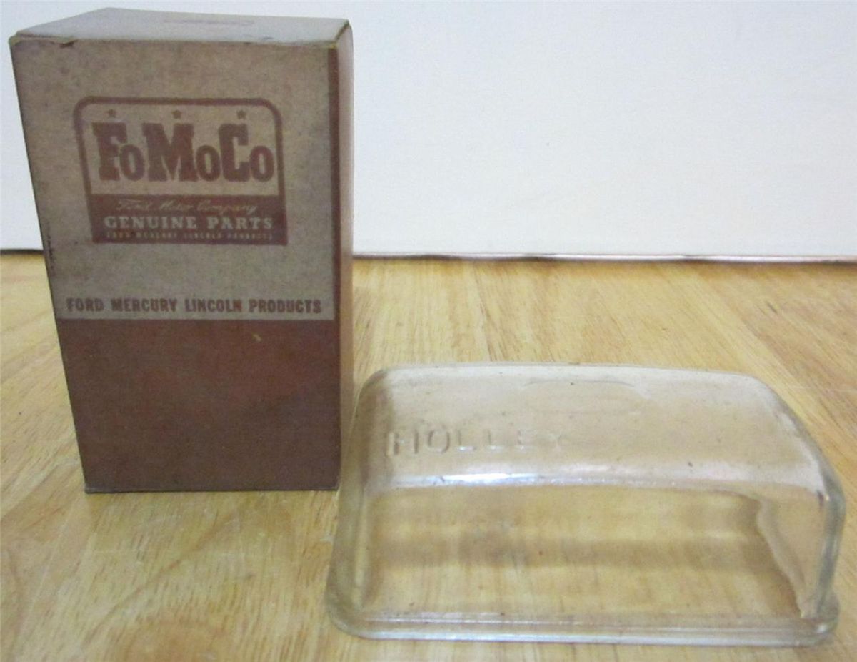 Vtg FoMoCo Ford Auto Part HOLLEY CARBURETOR GLASS FLOAT BOWL B2A 9559 