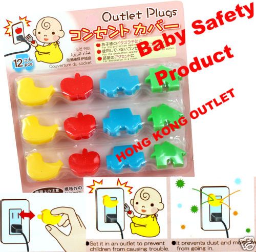 Baby Child Toddler Safety Outlet Plug Cover x12 D36F