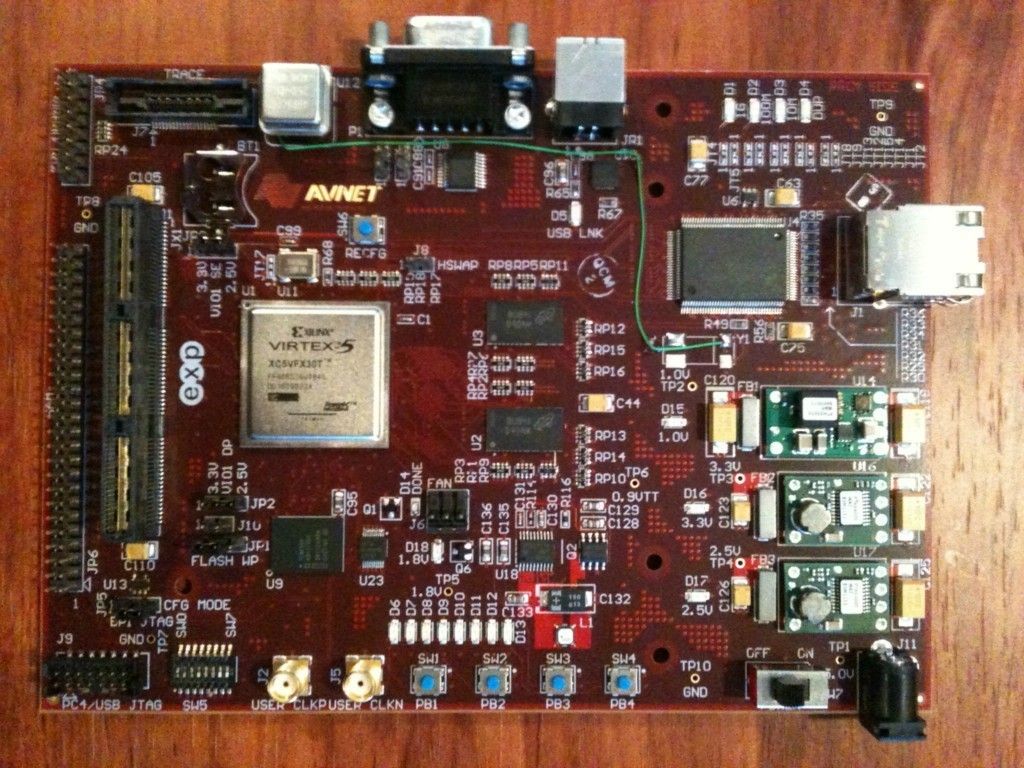 Xilinx Avnet Virtex 5 FXT Evaluation Kit and FPGA USB JTAG Cable