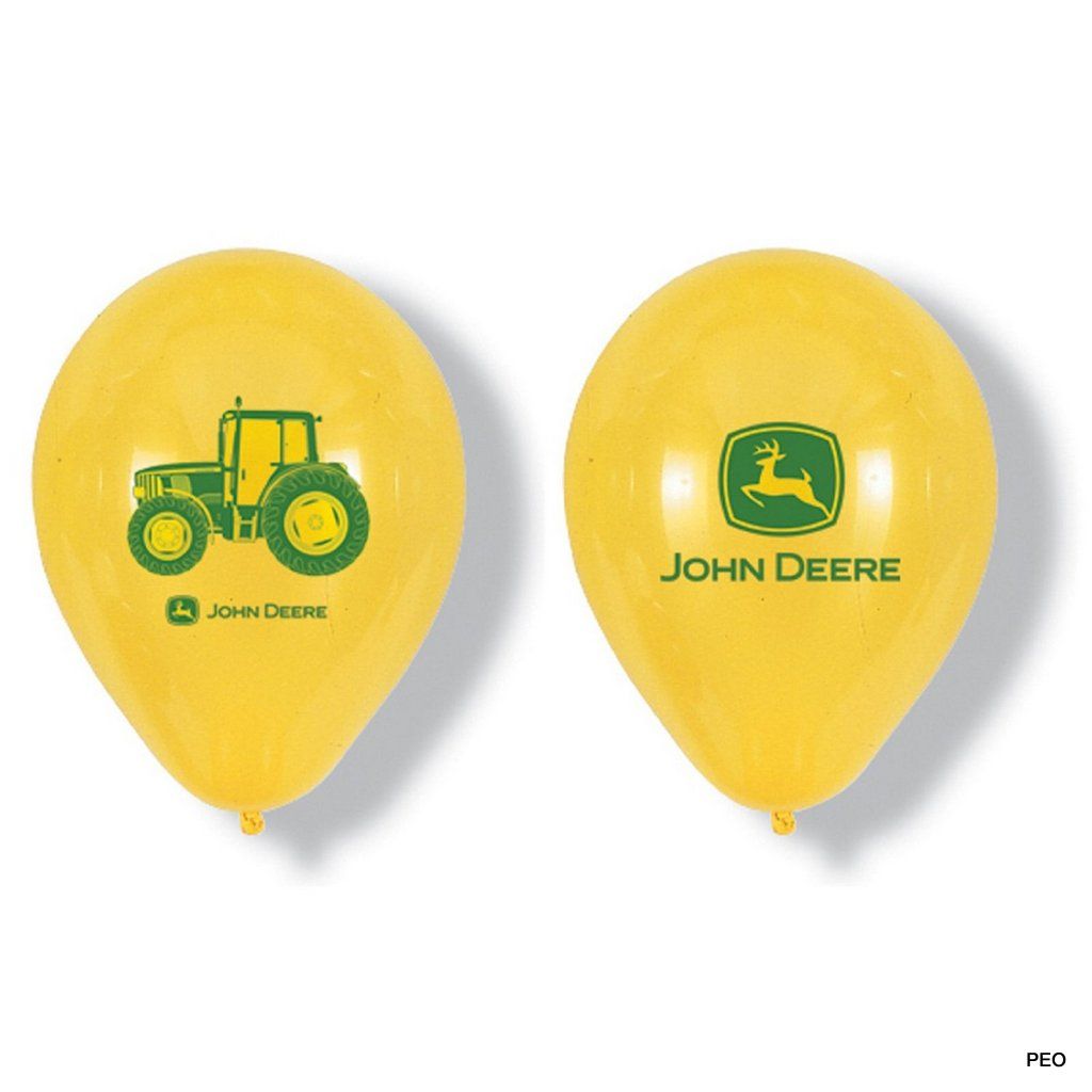John Deere 6 12 Latex Balloons Tractor Party Supplies Birthday Green 