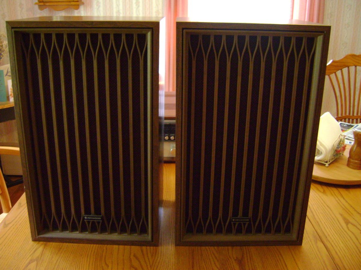 Kenwood KL 333D Vintage 70s Floor Standing Speakers