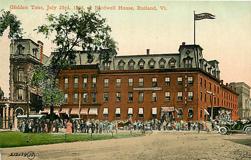 VT Rutland Bardwell House Glidden Tour CIR 1912 T52603