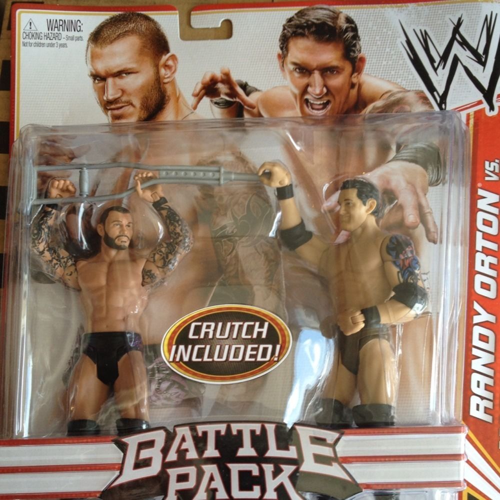 WWE RANDY ORTON VS WADE BARRETT 2 PACK BATTLE PACK SERIES 18 MATTEL 