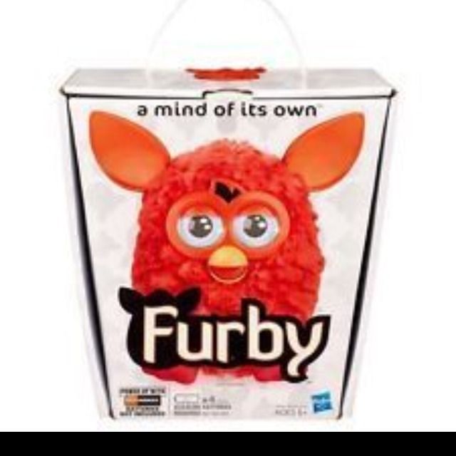 2012 FURBY RED ORANGE FUR IN HAND BRAND NEW NIB RARE 100% SEALED CHEAP 