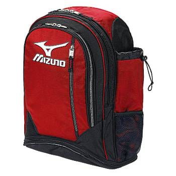 Mizuno 360145 Organizer G2 Batpack Red Black New