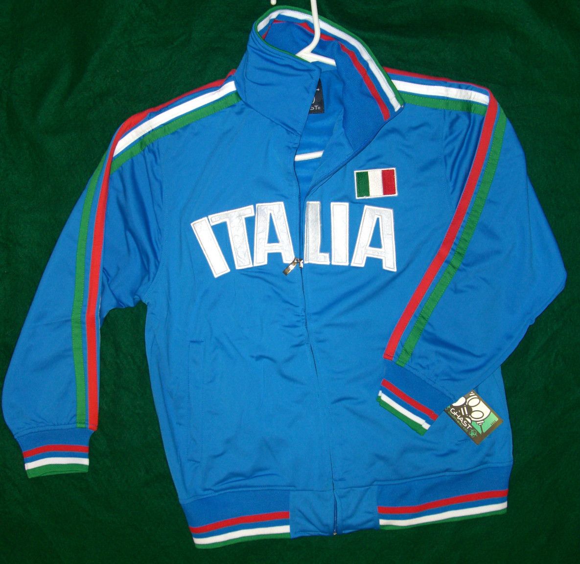   Italy Jacket Brand New Warm Up Soccer Track Basketball Adult XL