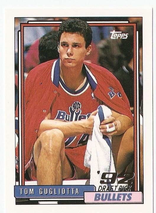   Gugliotta Topps Gold 92 Draft Pick Basketball Trading Card 258