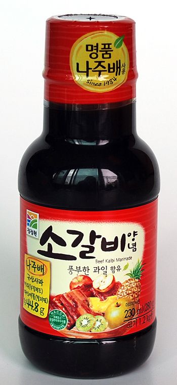 BBQ Sauce Korean Kalbi Marinade Bulgogi Meat Barbecue