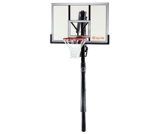 Lifetime Elite 52 in Ground Adjust Basketball Hoop System w Pole 