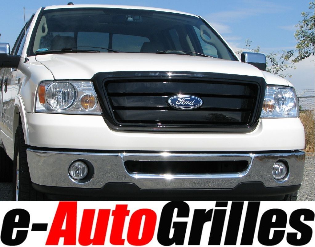 04 08 ford f 150 truck black billet grille grill