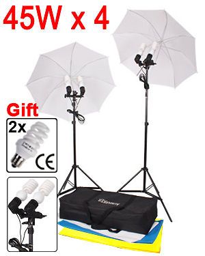 PRO UMBRELLA PHOTOGRAPHY STUDIO PHOTO LIGHTING KIT 4x 33 UMBRELLA 