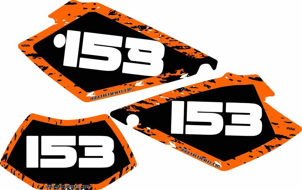 KTM Number Plate Backgrounds Graphics 03 07 125 200 250 380 400 350 