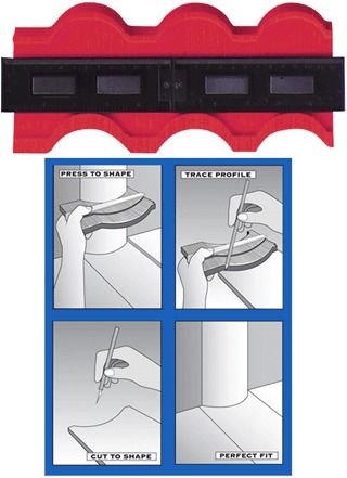 molding contour gauge duplicate trim profiles wood tool one day