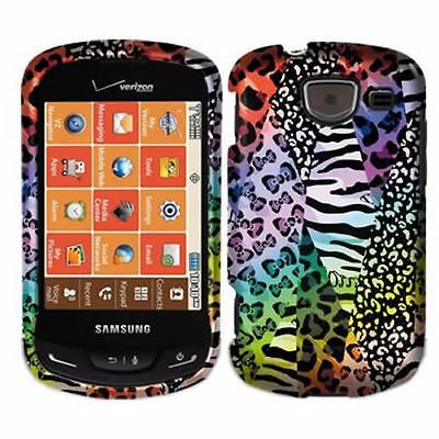 Rainbow Safari Hard Snap On Cover Case Protector for Samsung 